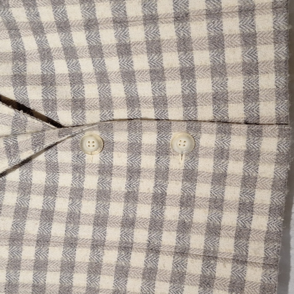 Vintage Wool Plaid Blazer, Grey And White, Koret, Sz 10, NWOT - Picture 4 of 15